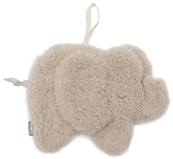 Jollein Schmusetuch Baby Elefant – Elephant Tales – Sand – Kuscheltier & Schnullertuch – Extra Weich – Schnuffeltuch Baby – Geschenke zur Geburt – 19x14 cm