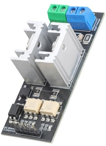 AC Light Dimmer Module Double Output Compatible For Microcontrollers And Various Light Sources Up To 220V (5A~10A) Power AC Power Module