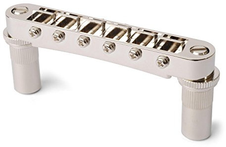Gotoh Tune-o-matic Steg mit Nieten/Buchsen, Nickel