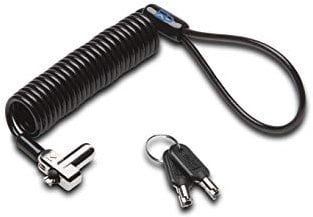 Kensington N17 Candado Portátil con Llave, Apto para ranuras wedge, Tecnología antirrobo Hidden Pin