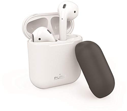 Puro Siliconcase Airpods with Cap White