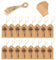 50pcs Wedding Key Bottle Opener Vintage Skeleton Key Bottle Openers with Escort Card Tag and Twine for Event Party Supply 6.8cm