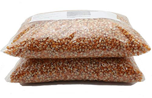 5 kg Popcorn-Mais mit Geschmack ohne Gentechnik - Premium Mais speziell für Airpop Heißluftautomaten - Zubereitung ohne Fett und Zucker (salzig)