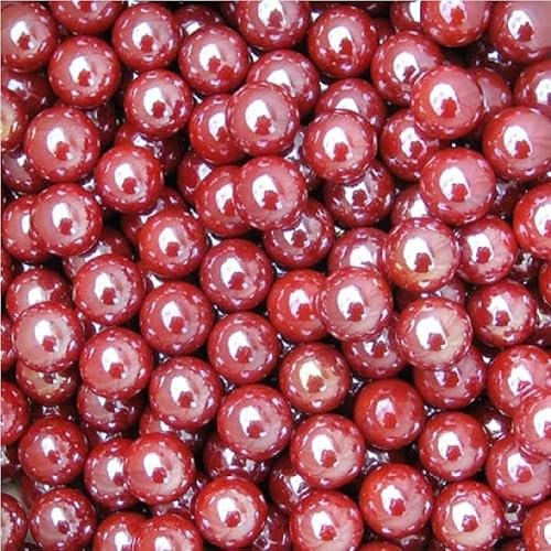 mesbilles MeineMurmeln - 25 Murmeln Glänzend Rot 16 mm GlasMurmeln