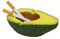 FISURA - Aschenbecher lustig in Form einer Avocado. Original tragbarer Aschenbecher. Aschenbecher Keramikfür draußen oder drinnen. Maße: 13x8x5 Zentimeter.