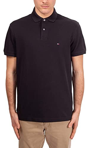Tommy Hilfiger Men's 1985 Regular Polo Mw0mw17770 Polo Shirt, Black (Black), 3XL