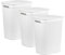 Rotho Brisen 3er-Set Wäschesammler 50l, Kunststoff, weiss