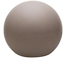 8 seasons design LED Kugelleuchte 30 cm Shining Globe (taupe), E27, Leuchtmittel warmweiß – wetterfest – Kugellampe für außen (Garten, Terrasse, Balkon) und innen – robust & langlebig