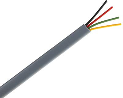 1 m Cable Plano Telefónico 4P Teléfono Cable 4 Hilos Internet Módem ADSL RJ11 Red DSL