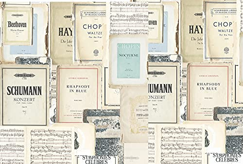 Architects Paper Fototapete Retro/Vintage Weiß | Grau SheetMusic | Atelier 47 4.00 m x 2.70 m Weiß Grau