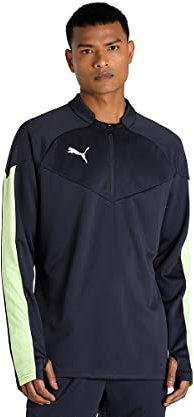 PUMA Herren Individualfinal, 1/4-Reißverschluss Schweiß, Pariser Night Sprudellicht, M