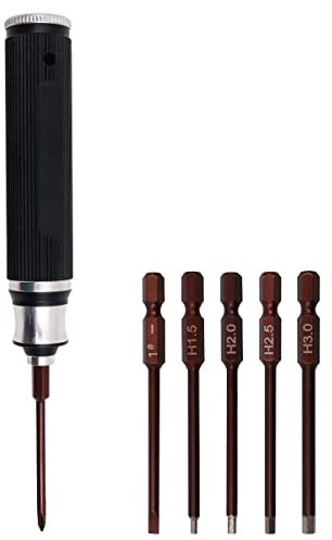 WANGCL Ensemble de tournevis 6 en 1 RC - Outils de réparation pour voiture télécommandée - Pour camions Crawler Monster