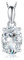 JewelryPalace Ovalschliff 2ct Moissanite Solitär Kette Anhänger, Braut Simulierter Diamant Schmuck Set, Halskette Damen Silber 925 Collier Damen mit Stein, Schmuck Mädchen Geschenk für Frauen 45CM H-J
