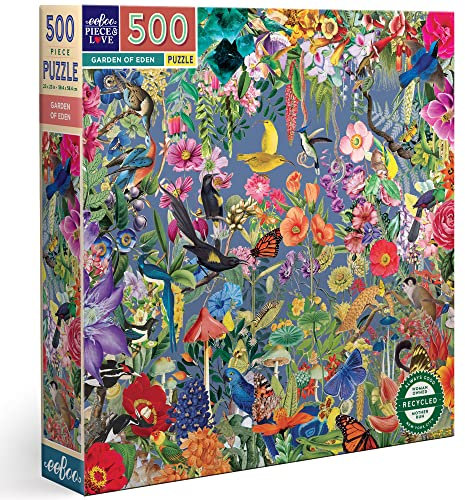 eeBoo PZFGDE Piece&Love Eden-500 pc Puzzle Garden of Spiel