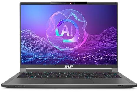 MSI Creator A16 AI A3XVFG-243ES portátil para Creadores 16 pulg, 16:10 QHD (2560x1600) OLED, 240Hz, AMD Ryzen AI 9 HX 370, RTX 4060, 32GB RAM, 1TB SSD, Windows 11 Pro NextGen Premium, QWERTY Español