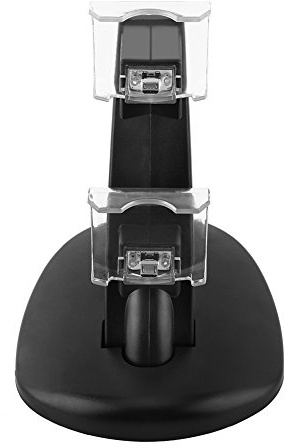 Support de Double Chargeur pour PS4, Support de Console de Jeu pour Console PS4 Pro/Slim