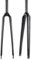 HIMALO Carbon Starre Gabel 700c Rennrad-Gabel 25,4mm Gerade Gabelschaft Gewindelos C-Bremse Vorderradgabel QR 9 * 100mm(Matte Black,3K)