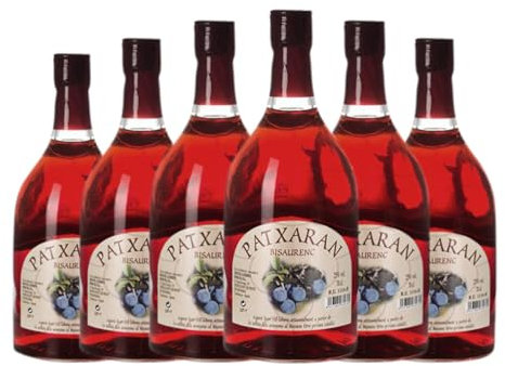 Pacharán Bosch Bisaurenc Patxaran 70 cl (Caja de 6 Botellas de 70 cl)