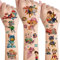 Tattoo Kinder,8 Blätter Dog Patrol Tattoo,Hautfreundliche Kindertattoos Jungen Mädchen,Wasserdicht Temporäre Tattoos Kidner,Mitgebsel Kindergeburtstag Gastgeschenke Festival Party Deko