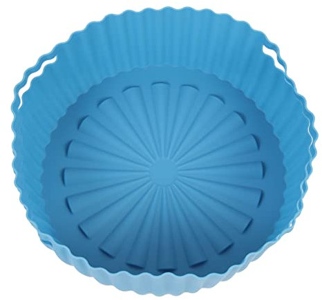GRIRIW Luftfritteuse Kochgeschirr Aus Silikon Dampfkorb Aus Silikon Knuspriger Korb Ölsprühflasche Kuchenblech Mikrowelle Silikonmatte Rundes Tablett Multifunktion Kieselgel Kochtopf