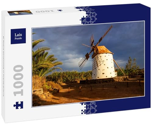 Lais Puzzle EL Roque Windmühle in Fuerteventura 1000 Teile