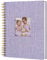 Hiwhy Scrapbook Fotoalben Leineneinband 28x20,5 cm 80 Seiten Hardcover Kraft Weiß Seiten Erinnerung Scrapbooking Buch für Hochzeit Reise Baby Dusche Gästebuch, Violett
