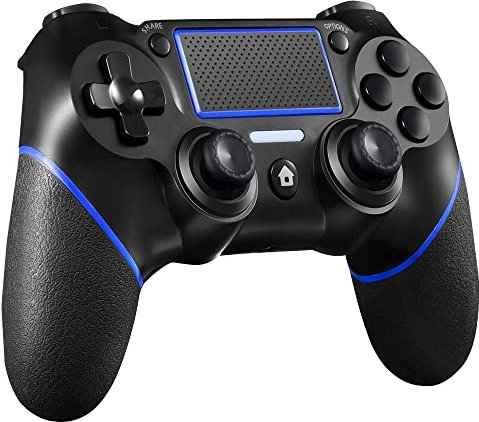 Mando Inalámbrico compatible con P4/Pro/Slim/PC y Laptop, p22 azul