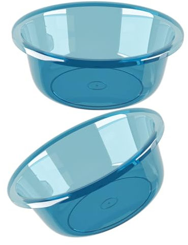 Yardenfun 2 Pièces Lavabo En Plastique Salon Lavabo Visage Nettoyage Lavabo Plat Bassin Salle De Bain Lavabo Cuisine Bassin De Rangement Visage Nettoyage Lavabo Lavabo En Plastique