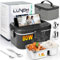 Czoele 100W Elektrische Lunchbox Speisenwärmer Auto 3 IN 1(12V/24V/220V) 1,8L mit Gabel Löffel Abnehmbare Edelstahl Heizungs Lunchbox Elektrisch Brotdose Tragbarer Warmhaltebehälter