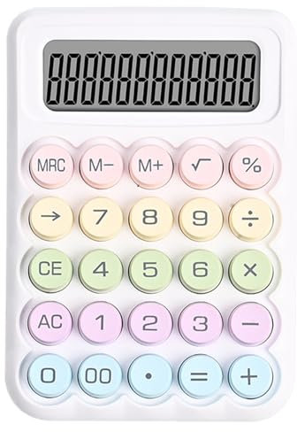 Fun And Functional 12Digit Calculator With Ergonomic Mechanical Keyboard Calculator For Accurate Input