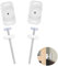 4 Stück Wandschutz, 4 Packung mit M10 Spindelschraube Schrauben für Türgitter Baby Treppengitter Wandschutzpads Ohne Bohren für Kindersicherung