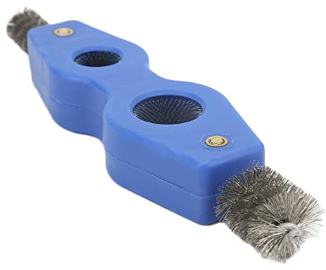 battery terminal cleaner tool, 4 in 1 Battery Terminal Brush Tool - - Steel Wire Cleaner for Pipes and Terminals