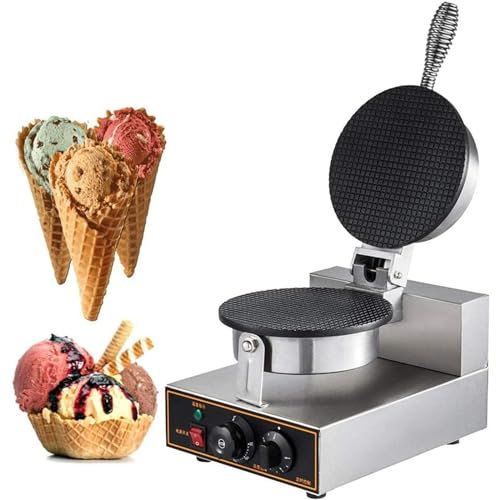 LXWKAI Máquina para Hacer Conos de Helado, máquina para Hacer Conos de Huevo, máquina para Hacer Conos de Helado ...