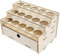 PHENOFICE Holzorganizer Für Acrylfarben Mit Schubladenständer Aufbewahrung Von Farbbehältern Und Pigmenten Farbständer Für Bastelraum