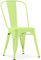 Iconik Interior Tolix Style Chaise de Salle à Manger - Design Industriel - Acier - Nouvelle édition - Stylix Jaune pâle