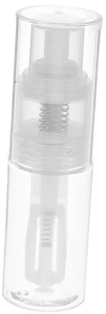 GARIOUANS Tragbare Pulverspenderflasche mit Dichtem Verschluss Transparent Leicht Kompakt für Babypuder Make-up Körperpuder Reise-puderbehälter zur Sicheren Pulverlagerung