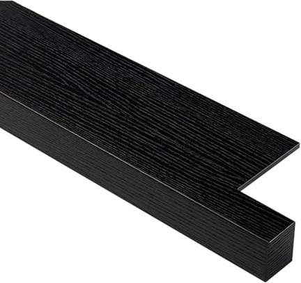 Copertura per davanzale della finestra con venature del legno, pannelli compositi protettivi per interni, bordo liscio per davanzale in legno