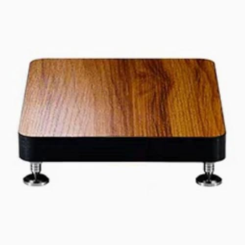 Supports de haut-parleur pour caisson de basses pour une clarté audio améliorée, base d'isolation des vibrations avec clous en cuivre fixes pour une utilisation home cinéma et studio