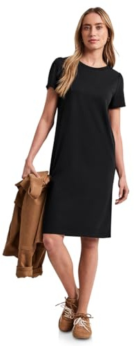 Street One Damen 1409311 Knielanes Kleid mit Puffärmeln (1er Pack)