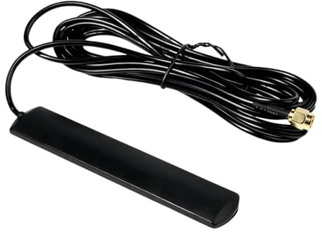 YFYWINSH 4G LTE GSM Antenne 3 m, 700–2600 MHz, omnidirektional, Selbstklebende Halterung, mit SMA-Stecker, Autoradio Antenne Digital Windschutzscheiben Antenne für Auto Fahrzeug Router Gateway Modem