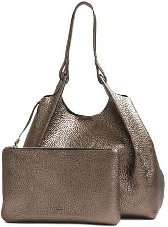 Gianni CHIARINI Leder Shopper Schultertasche Dua Shopping Bag Moon bronze