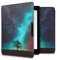 kwmobile Custodia eReader Compatibile con Kobo Aura ONE Cover - eBook Reader Flip Case - blu/grigio/nero - Natura e spazio