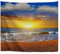 A.Monamour Wanddekor Wandbild Vorhang Wandteppiche Strand Sonnenaufgang Blau Bewölkt Himmel Meer Meer Strand Natur Landschaft Landschaft Bild Stoff Wand Tapisserie Wandbehänge 180x230cm