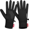 Lapulas Cycling Touch Screen Thin Gloves Anti-Slip Unisex Winter Thermal Lightweight Black Warm Running Outdoor Gloves