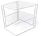 joeji's Kitchen 3 Tier No-Wobble Plate Rack for Kitchen Cupboard Storage - Corner Plate Rack Cupboard Shelf Organiser 25x25x19cm - White