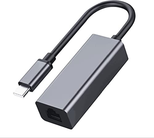 USB C to Ethernet Adapter,2,5 GBase-T Typ C Netzwerkadapter RTL8156B 2500/1000/100Mbps USB C 3.1 Gigabit Ethernet Karte RJ45 LAN Controller für Laptop Desktop