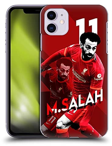 Head Case Designs Officially Licensed Liverpool Football Club Mohamed Salah 2021/22 First Team Hard Back Case Compatible With Apple iPhone 11