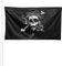 KliKil Bandera Piratas del Caribe Grande - 1 Bandera de Pirata del Caribe para Balcon, Bandera Piratas Amaro Pargo Para Exterior Jardin, Pirates of the Caribbean Flag - 90x150 cm