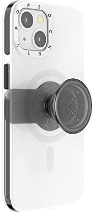 PopSockets iPhone 13 Case with Phone Grip and Slide, Phone Case for iPhone 13 - White