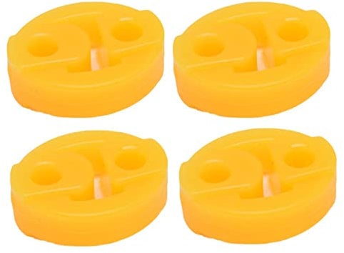 KAIAIWLUO Exhaust Pipe Hanger,4 PCS Vehicle Mounting Rubber Hanger Bracket Exhaust Rubber
